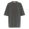 Print Crew Neck Small Logo Short Sleeve Gray 556104TYK281055