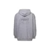 Print Zip-Up Hoodie Small Fit “Grey” 744454TOVN41167