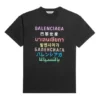 Printing Logo Short Sleeve “Black” 612965TJVI32771