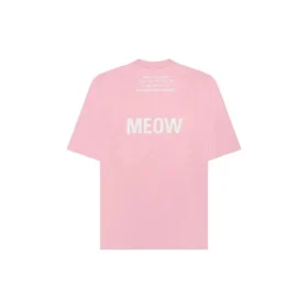Printing Round-neck Short Sleeve Pink 641532TJVG85630