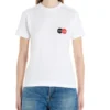 Printing Round-neck Short Sleeve White 612964TIV799000