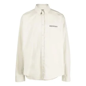 Property Of Back Print Shirt “Ecru” 703843TKM019800