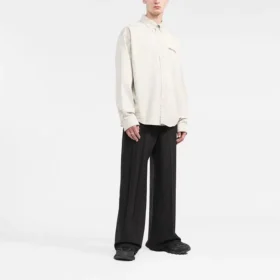 Property Of Back Print Shirt “Ecru” 703843TKM019800