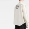 Property Of Back Print Shirt “Ecru” 703843TKM019800