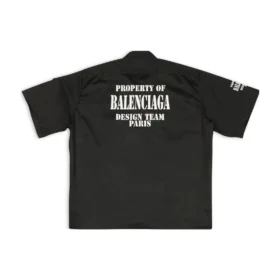 Property Of Short Sleeved Shirt Oversized “Black” 704387TKP241000