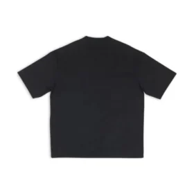 Qixi Crest T-Shirt Medium Fit “Black” 612966TMVL41075