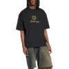 Qixi Crest T-Shirt Medium Fit “Black” 612966TMVL41075