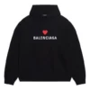 Qixi Hoodie Wide Fit “Black” 674986TLVC21070