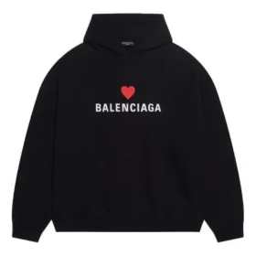 Qixi Hoodie Wide Fit “Black” 674986TLVC21070