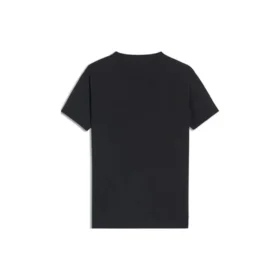 Rainbow Gradient Logo Round Neck Short Sleeve Black 570814TEV531000
