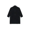 Raw Edge Buffalo Check Coat Oversized “Black White” 704487TMU181070