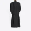 Raw Edge Buffalo Check Coat Oversized “Black White” 704487TMU181070