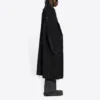 Raw Edge Buffalo Check Coat Oversized “Black White” 704487TMU181070