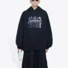 Real Balenciaga Large Fit Black 620947TIVA21000
