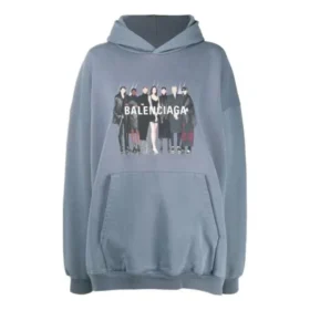 Real Balenciaga Oversized Hoodie “Grey” 620973TIV481404