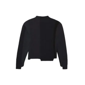 Restructured Asymmetrical Knit Sweater “Black” 657334T32011271 Restructured Asymmetrical Knit Sweater “Black” 657334T32011271