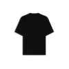 Retro Uniform Loose Design Short Sleeve Black 620941TIV791000