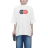 Retro Uniform Loose Design Short Sleeve White 620941TIV799000