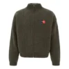 Reversible Fleeece Zip Up Jacket “Green” 625931T15712863