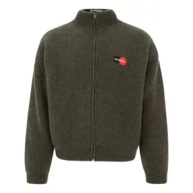 Reversible Fleeece Zip Up Jacket “Green” 625931T15712863