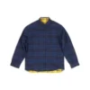 Reversible Oversized Check Overshirt “Yellow Blue” 720105TNM277660