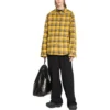 Reversible Oversized Check Overshirt “Yellow Blue” 720105TNM277660