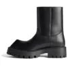 Rhino Booties “Black Smooth Calfskin” 763684WBB501000