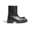Rhino Booties “Black Smooth Calfskin” 763684WBB501000