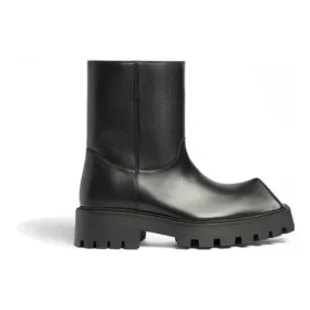 Rhino Booties “Black Smooth Calfskin” 763684WBB501000