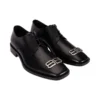 Rim Derby Leather Shoes “Black” 712642WA8E11081