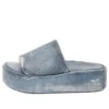 Rise Sandals “Denim Print Leather” 656960WBMA14000
