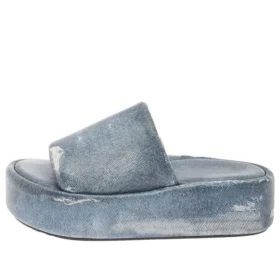 Rise Sandals “Denim Print Leather” 656960WBMA14000