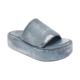 Rise Sandals “Denim Print Leather” 656960WBMA14000