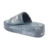 Rise Sandals “Denim Print Leather” 656960WBMA14000