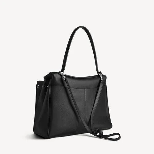 Rodeo handbag large grained calfskin in black Rodeo handbag large grained calfskin in black