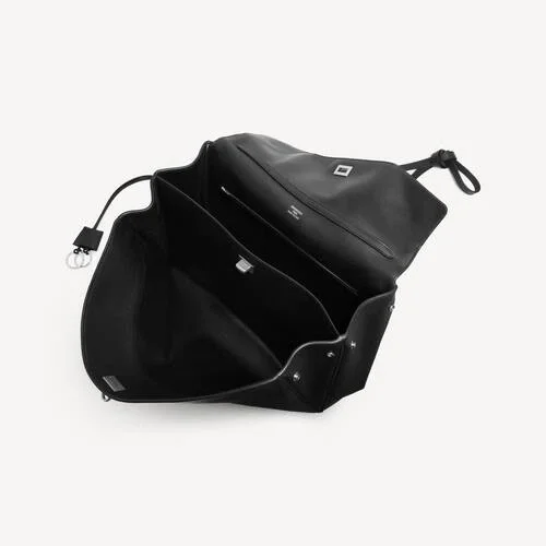 Rodeo handbag large grained calfskin in black Rodeo handbag large grained calfskin in black