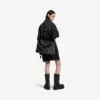 Rodeo handbag large grained calfskin in black Rodeo handbag large grained calfskin in black