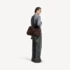 Rodeo handbag large in light espresso
