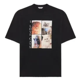 Round-neck Printing Black 641532TJVG81000