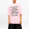 Round-neck Short Sleeve Pink 641532TJVI31401