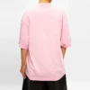 Round-neck Short Sleeve Pink 641532TJVI31401