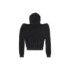 Round Shoulder Zip-up Hoodie “Black” 767880TNV611000