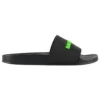 Rubber Slides “Black Fluo Green” 565826W1S811030