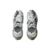 Runner Graffiti Sneakers “Black and White Mesh and Nylon” 677403W3RBQ9010