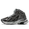 Runner High Top Sneakers “Grey Nylon Suede-Like Fabric” 695764W3RH31891