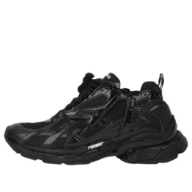 Runner Sneakers “Black Mesh and Nylon” 656063W3RA11000
