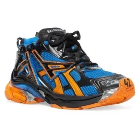 Runner Sneakers “Blue Orange Black Mesh and Nylon” 677403W3RB34719