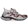 Runner Sneakers “Burgundy Grey White Mesh and Nylon” 677403W3RB39069