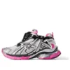 Runner Sneakers “Silver White Pink Mesh and Nylon” 677402W3RBW9155
