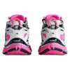 Runner Sneakers “Silver White Pink Mesh and Nylon” 677402W3RBW9155
